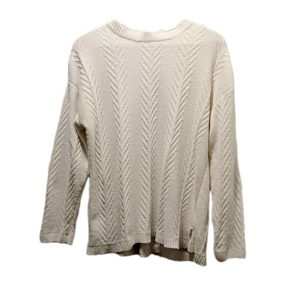 Orvis Women's Ivory Pullover Crewneck Winter Sweater Size Large - Picture 1 of 9